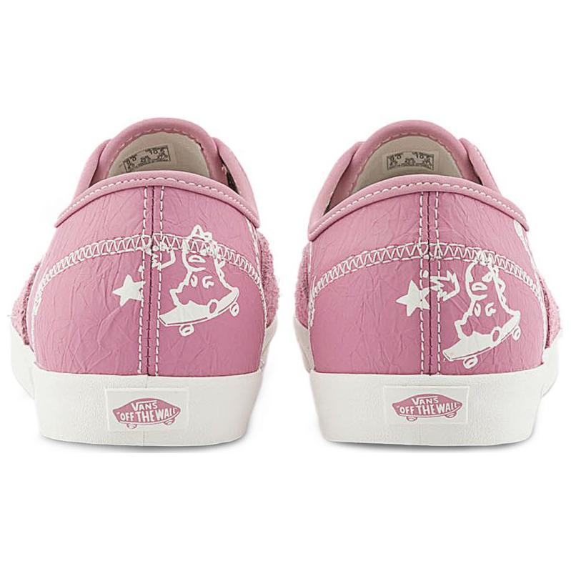 Hirono x Vans Anti Slip Wear Resistant Low Top Skateboard Shoes Unisex Pink
