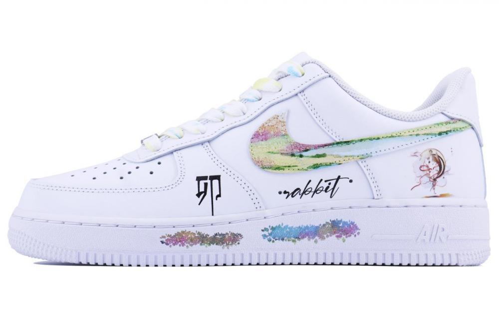 Nike Air Force 1 Rabbit SDS Low-Top Skateboard Shoes GS White