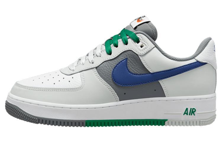 Nike Air Force 1 Low '07 LV8 Split Light Silver Deep Royal Blue