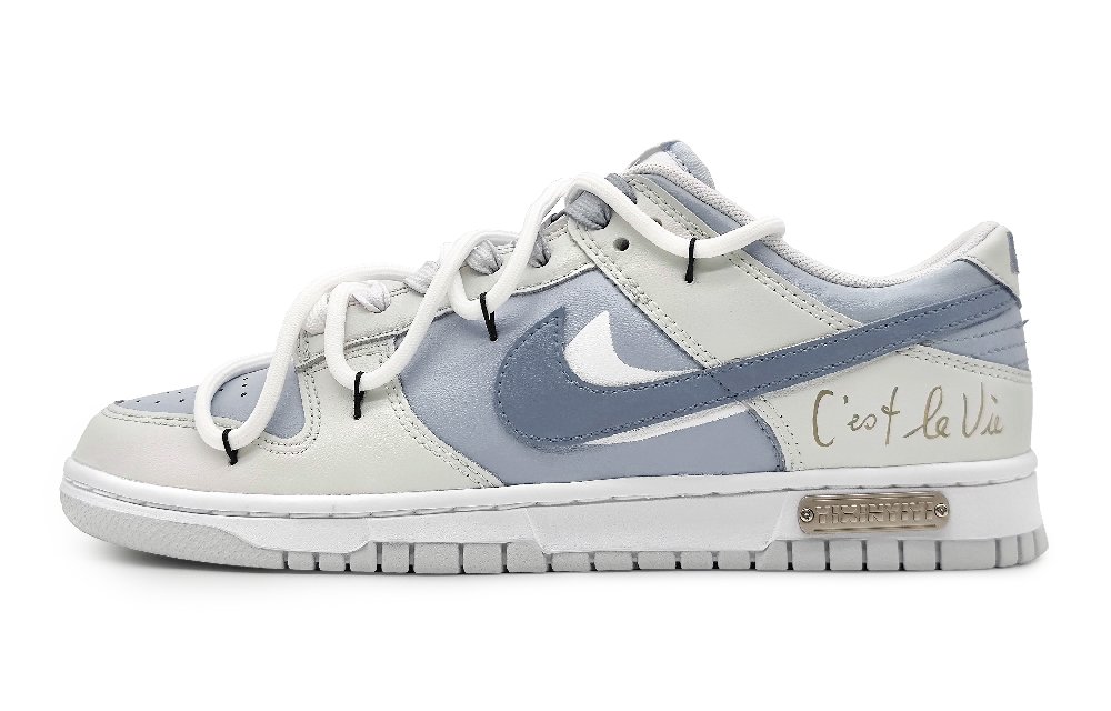 Nike Dunk Low Low-Top Skateboard Shoes GS Purple Gray