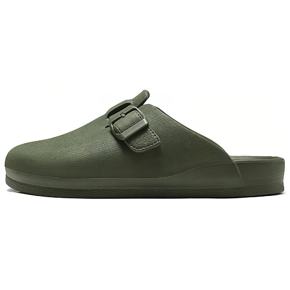 Skechers Quiet Quick Dry Slide Slippers Men's Green