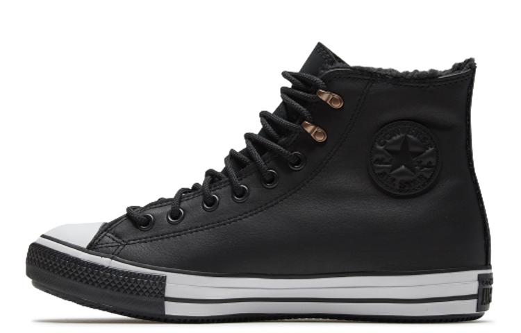 Converse Chuck Taylor All Star Winter Hi Sherpa Leather Black