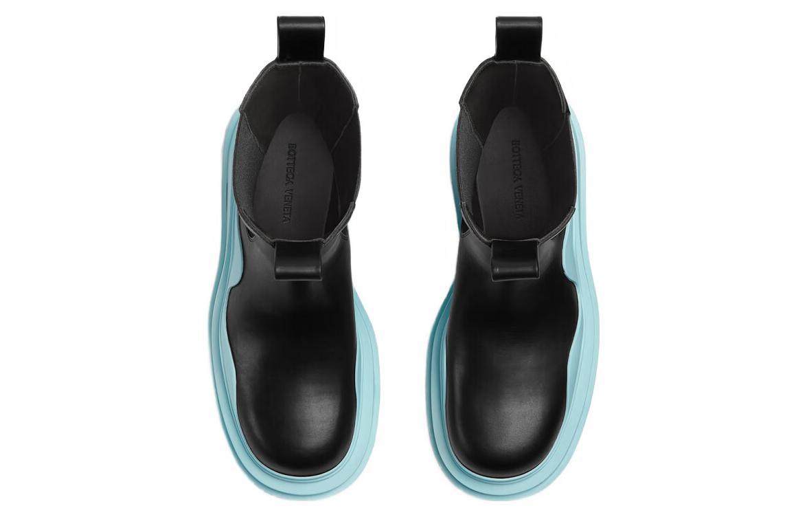 Bottega Veneta Tire Chelsea Boots Women's Black/Blue купить в интернет-магазине Yoocart с быстрой доставкой по России.