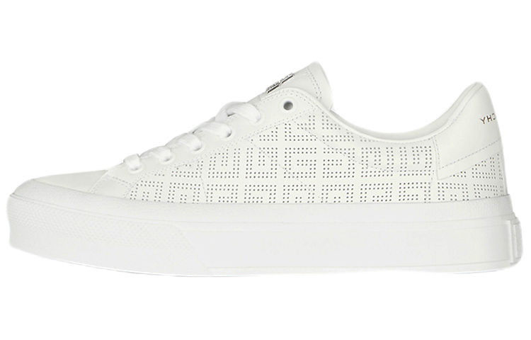 Givenchy City In 4G White White Perforated Jacquard Women's