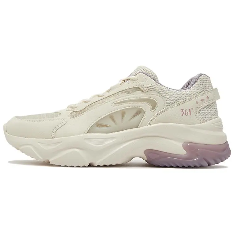 361° Slip Resistant And Abrasion Resistant Support Low Top Casual Shoes Women's White Purple