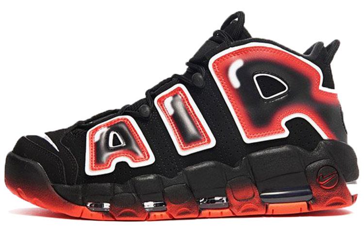 Nike Air More Uptempo Black White Laser Crimson купить в интернет-магазине Yoocart с быстрой доставкой по России.