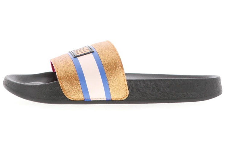 PUMA Leadcat Ftr 90s Pop Slide Gold/Black Women's