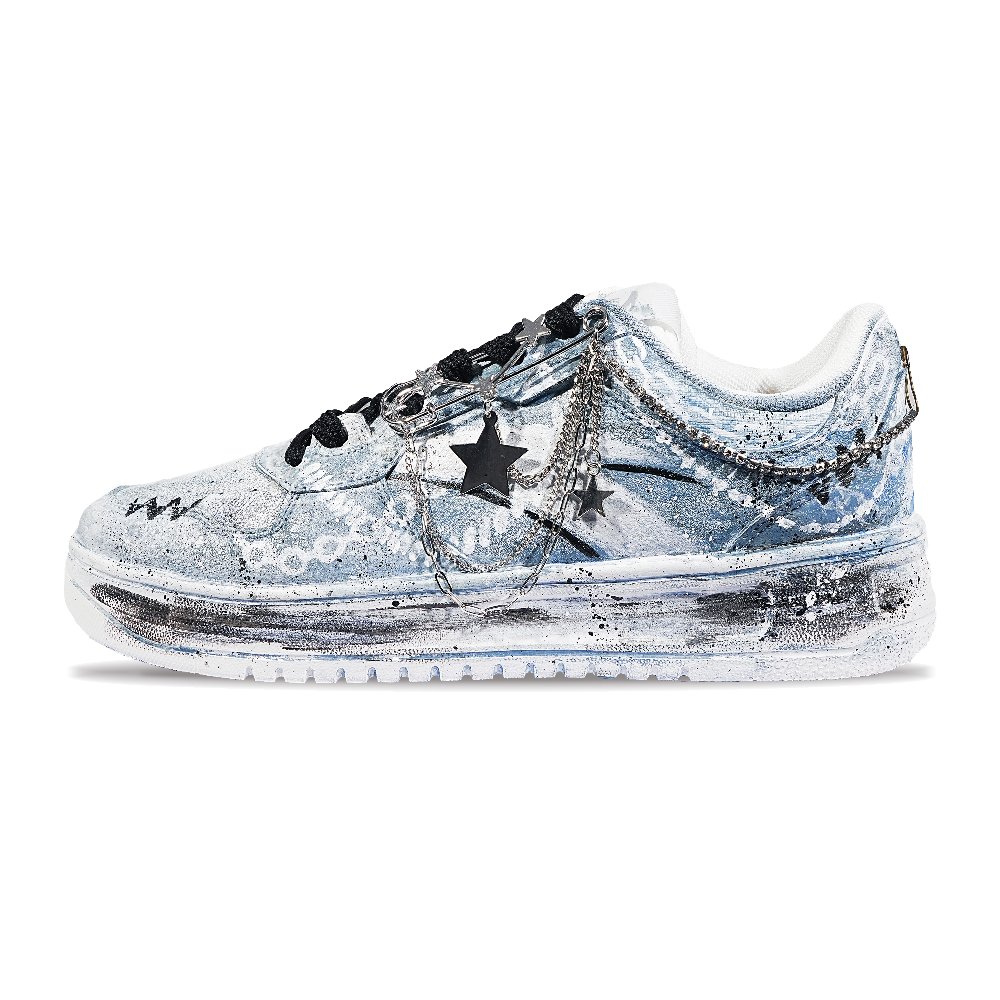 ANTA Relaxed Skateboard Shoes Unisex Low top Blue