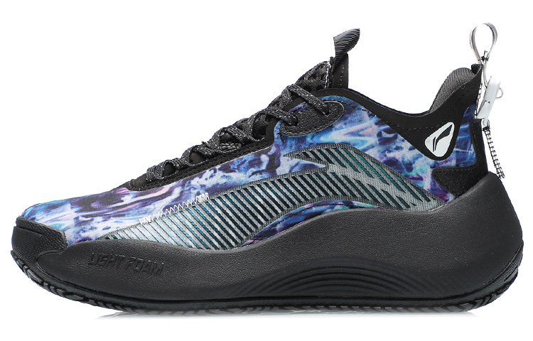 LINING BD5 Street Sole Basketball Shoes Women's Low top Black/Blue