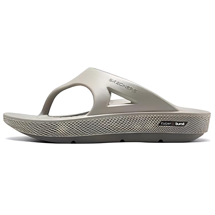 Skechers ON THE GO Abrasion-Resistant Slip-Resistant Flip Flops Men's Khaki