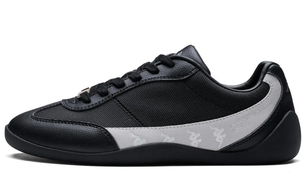 Kappa Back to Back Low Top Skateboard Shoes Unisex Black