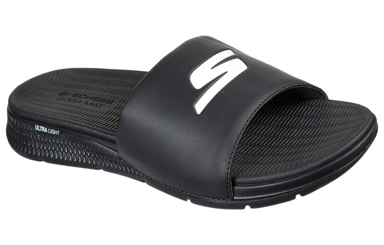 Skechers Slide Slippers Men Black