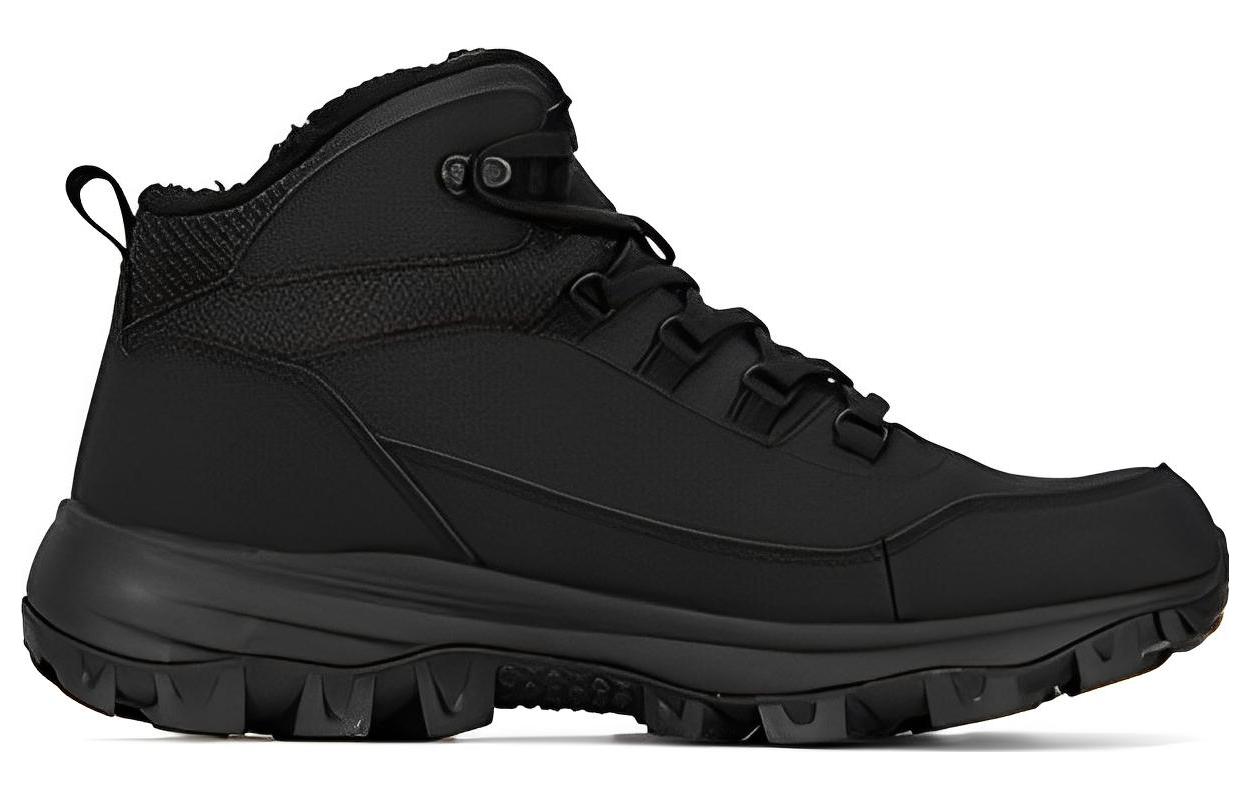 Jack Wolfskin Anti-Slip Wear-Resistant Mid-Top Outdoor Shoes Men's Black купить в интернет-магазине Yoocart с быстрой доставкой по России.