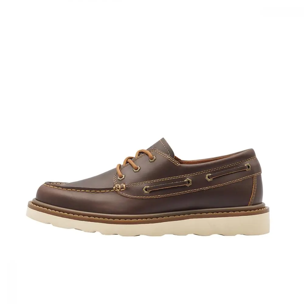 CAT Boat Shoes Men's Dark Brown