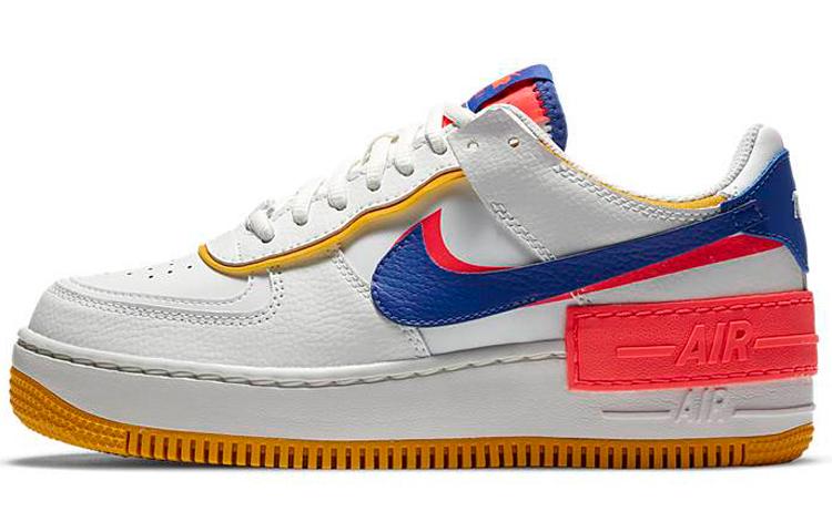 Nike Air Force 1 Low Shadow White Flash Crimson Astronomy Blue Women's