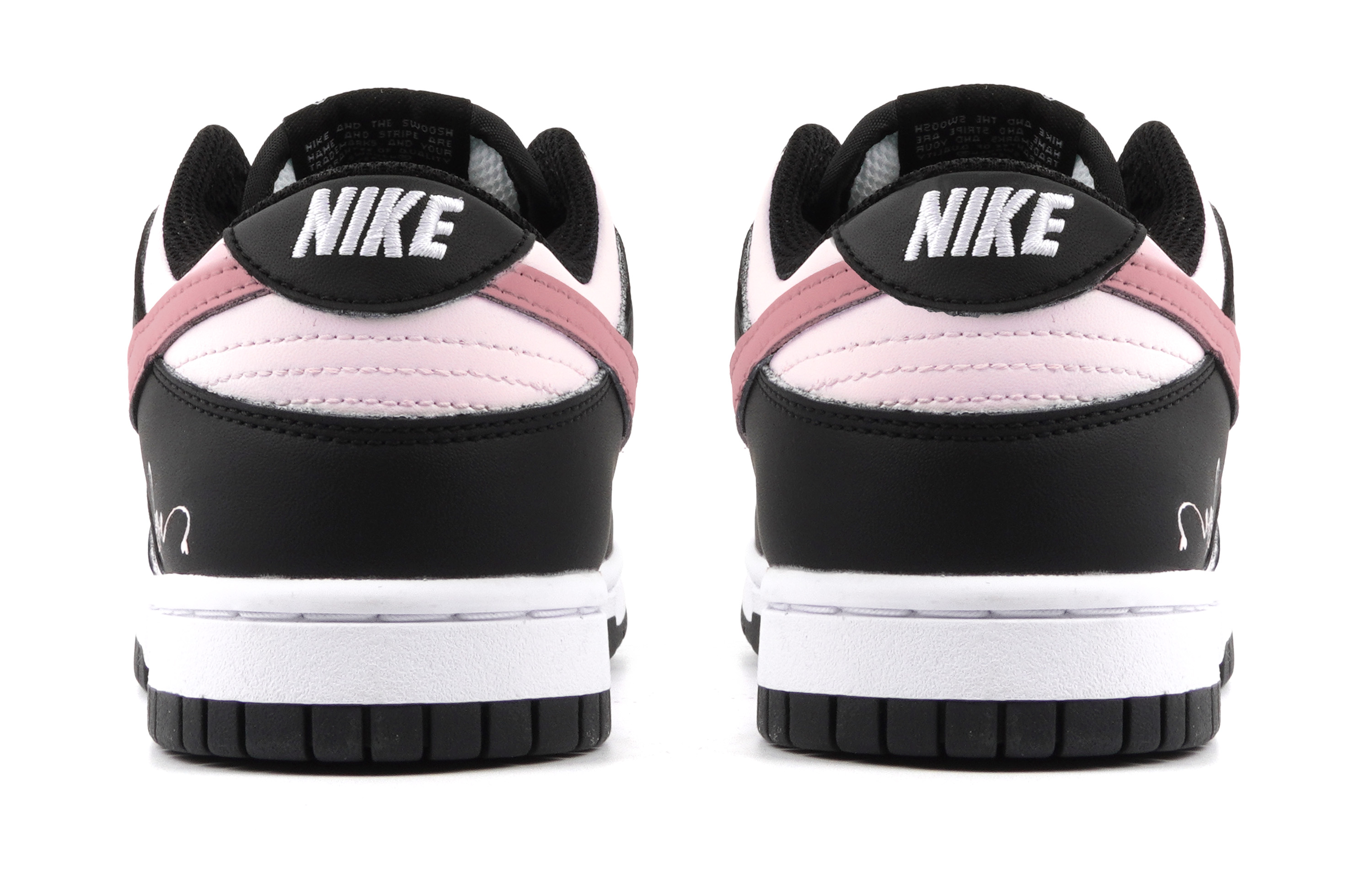 Nike Dunk Abrasion Resistant Low Top Skateboard Shoes Women's Black Pink купить в интернет-магазине Yoocart с быстрой доставкой по России.