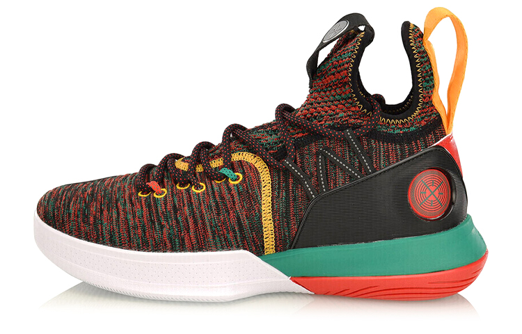 LINING Wade All In Team 6 - Black/Green/Yellow Stock Clearance