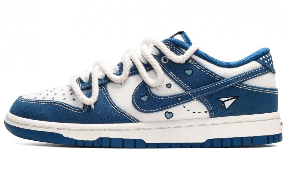 Nike Dunk Low Skateboard Shoes Men's Blue White