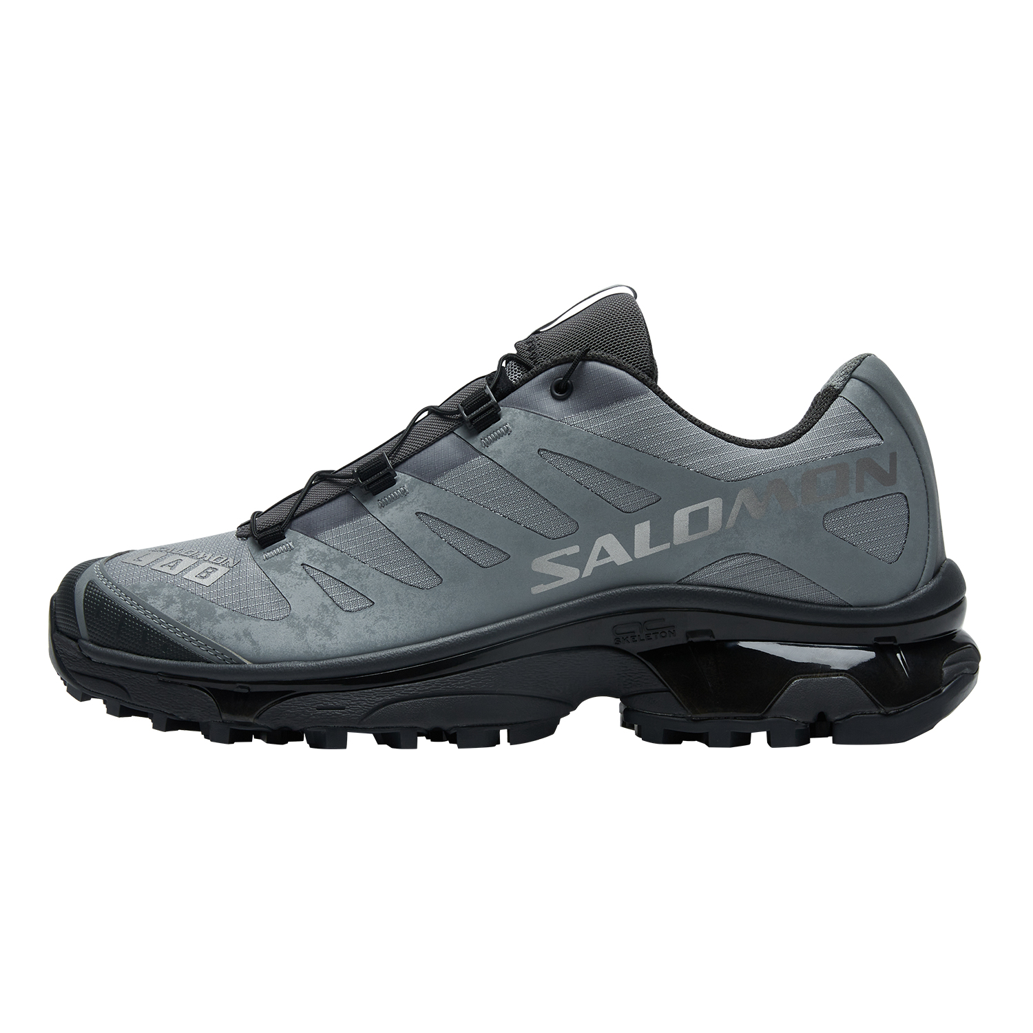 SALOMON XT 4 Running Shoes Unisex Low top Heritage Gray/Asphalt Gray/Silver