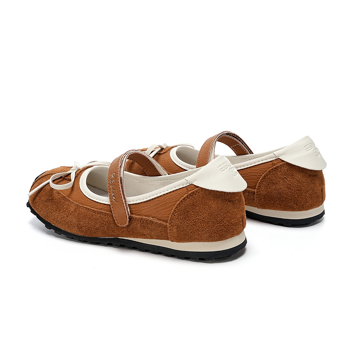 EBLAN Flat Mary Jane Shoes Women's Camel купить в интернет-магазине Yoocart с быстрой доставкой по России.