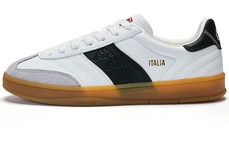 Kappa Slip-Resistant Cushioning Low-Top Skateboard Shoes Unisex White