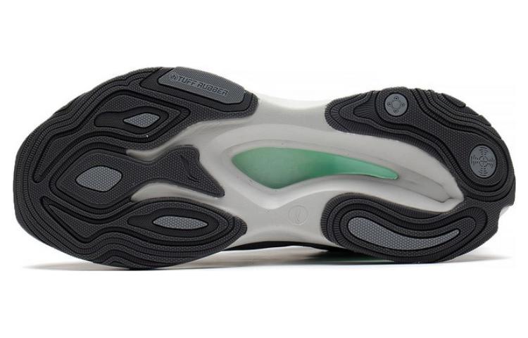 LiNing Transcend Slip Resistant, Abrasion Resistant, Lightweight, Rebound Low Top Casual Shoes Men's Gray White