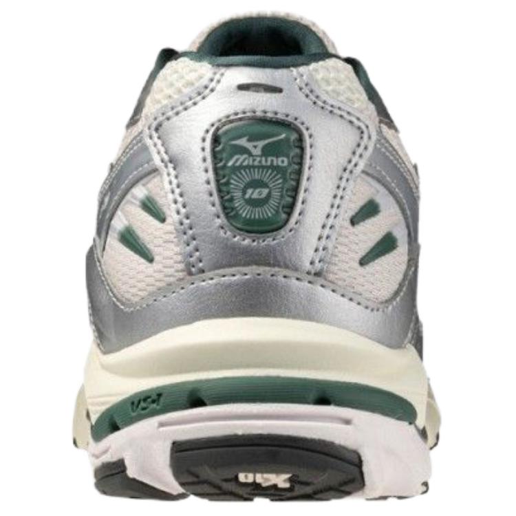 Mizuno Wave Rider 10 White Slate Bistro Green