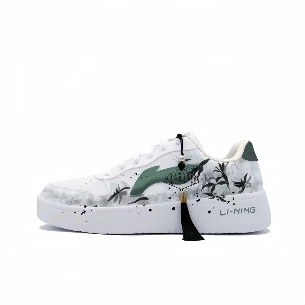 LiNing Pontoon Boats Slip Resistant, Abrasion Resistant, Breathable Low top Skateboard Shoes Unisex