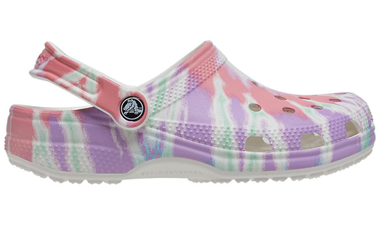 Crocs Classic Clog Pattern Crocs Flat Heel Sports Colorful Blue Sandals купить в интернет-магазине Yoocart с быстрой доставкой по России.