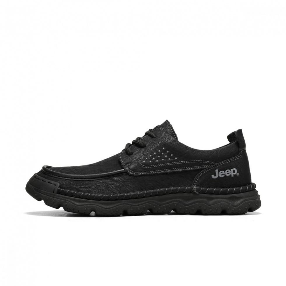 Jeep Men's Shoes Fall New Arrival Casual Leather Shoes Men