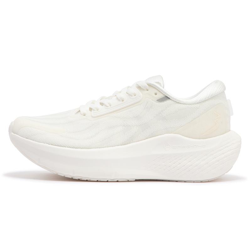 361° Anti-Slip Wear-Resistant Breathable Lightweight Low-Top Running Shoes Women's Feather White