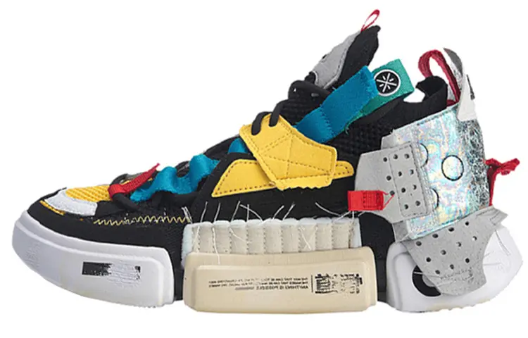 LiNing Essence 2 SAMPLE FOR BALE Non slip Lightweight Mid Top Vintage Basketball Shoes Women's Black