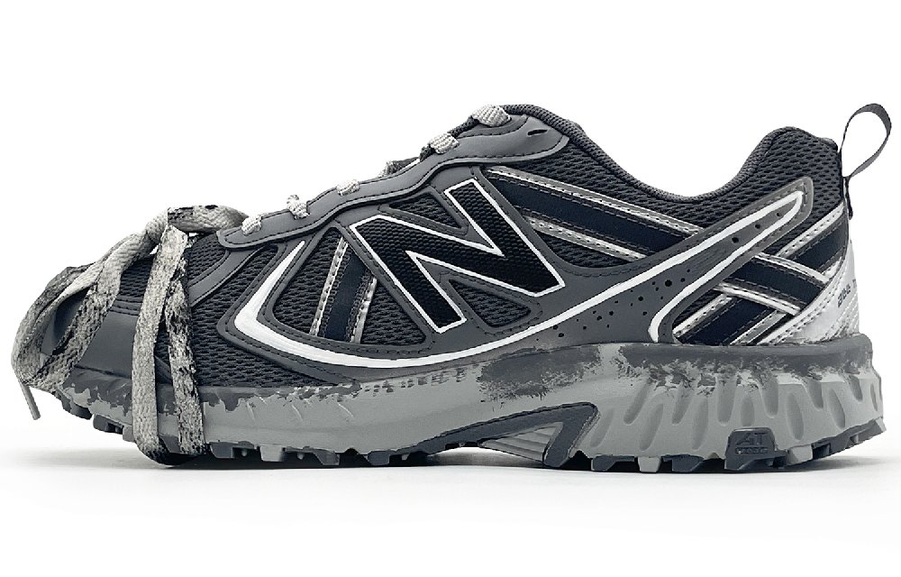 New Balance NB 410 Anti-Slip And Wear-Resistant Breathable Low-Top Running Shoes Unisex Black Gray