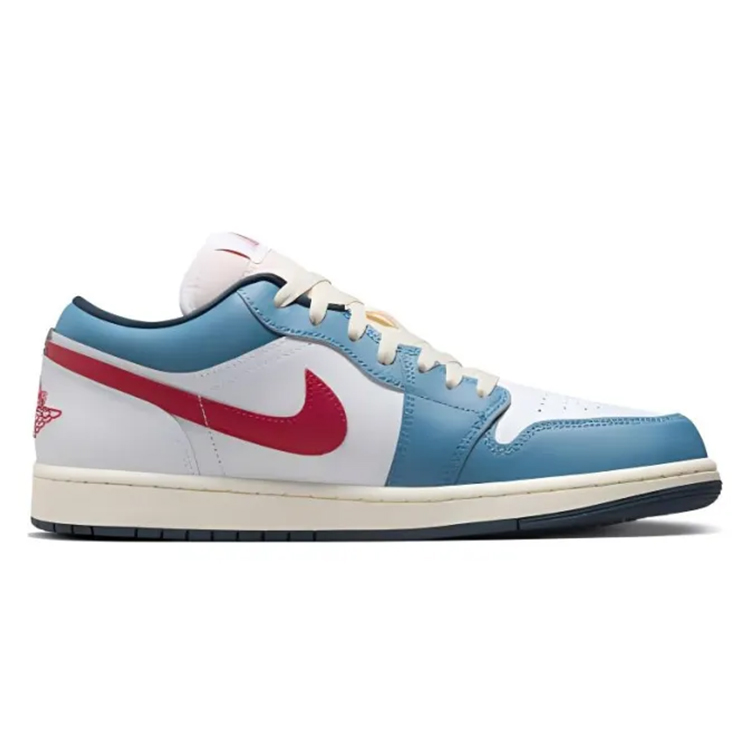 Jordan Air Jordan 1 Vintage Basketball Shoes Men Low Top White/Blue