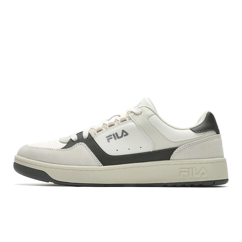 FILA Targa Wear-Resistant Low-Top Skateboard Shoes Men's White Green