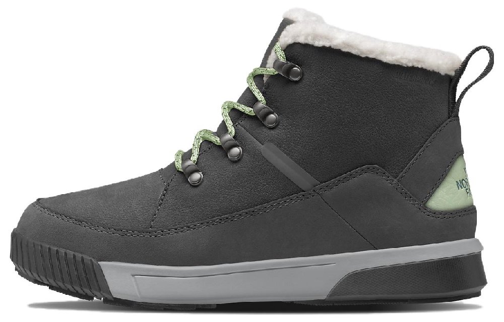 THE NORTH FACE Flypack Lace Waterproof Boots Thermal Abrasion Resistant Short Outdoor Boots Women's Gray