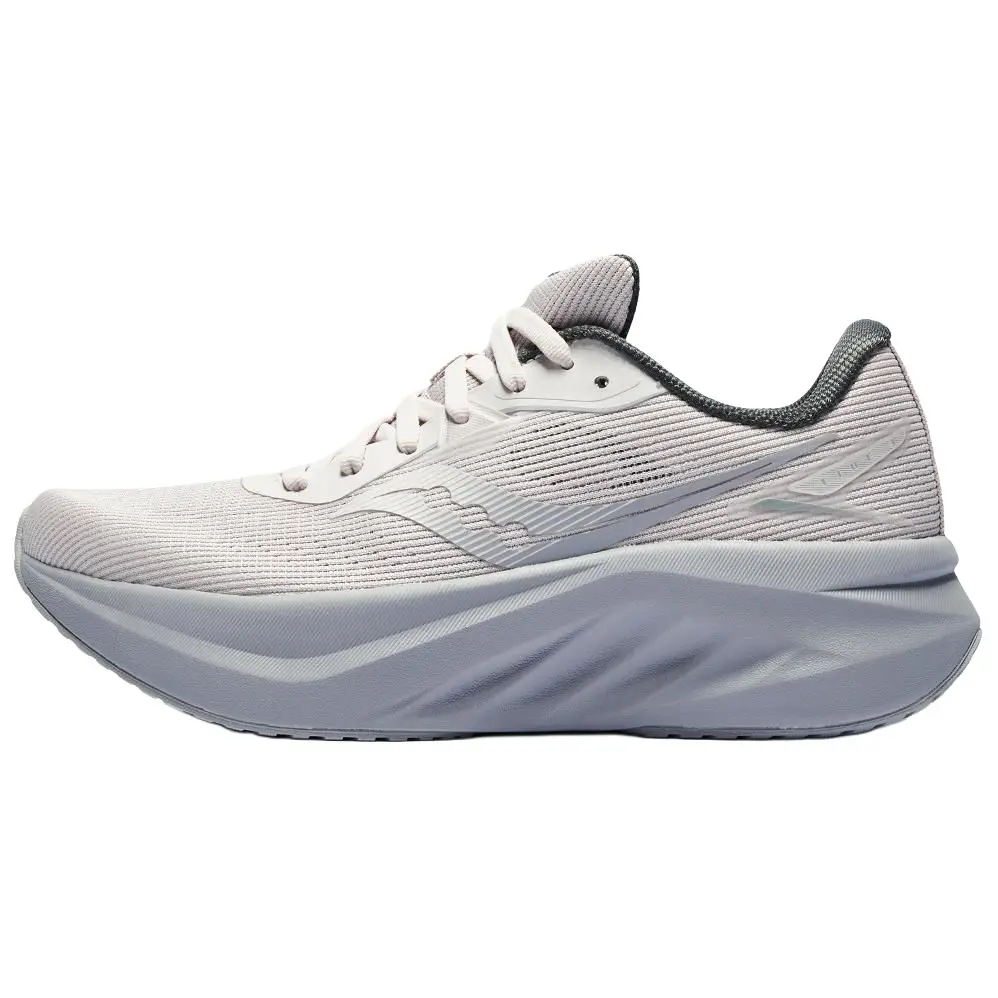 Saucony TIDE Anti Slip Wear Resistant Low Top Running Shoes Women's Gray Purple