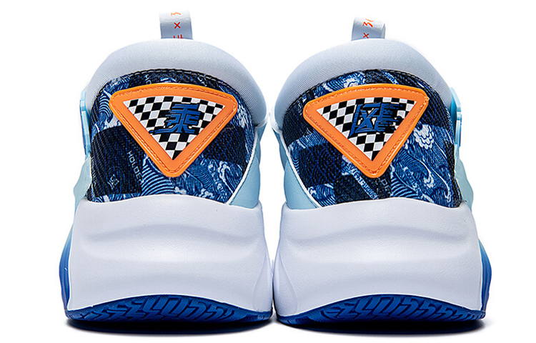 Qq Speed x 361° Vast NFO Cushioning Anti-Slip And Wear-Resistant Low-Top Sports Casual Shoes White Blue