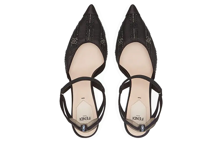 FENDI Colibri Slim Heel High Heels 8.5cm Women's Black купить в интернет-магазине Yoocart с быстрой доставкой по России.
