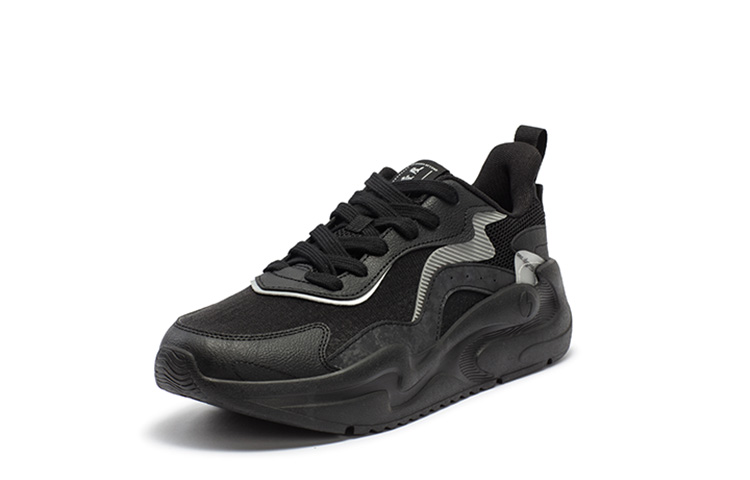 361° Yunshu 4.0 Slip Resistant, Abrasion Resistant, Breathable Low Top Casual Shoes Men's Black