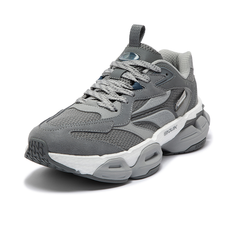 361° Spiritual Gaze PRO Anti-Slip Wear-Resistant Low-Top Casual Shoes Men's Graphite Gray