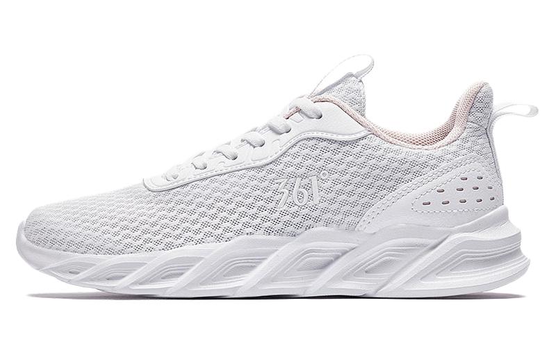 361° Anti-Slip Wear-Resistant Low-Top Running Shoes Women's White Pink