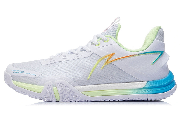 LINING Badminton Shoes Unisex Low Top Standard White/Yellow/Blue