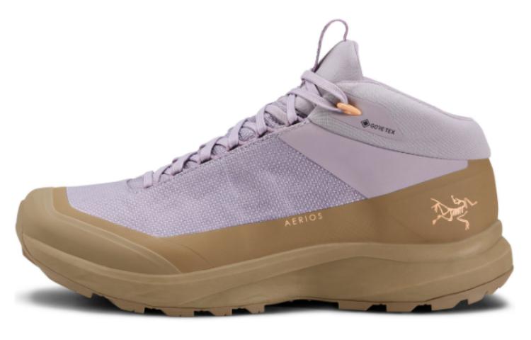 Arcteryx Aerios FL Slip-Resistant Breathable Low-Top Hiking Trekking Shoes Purple Brown