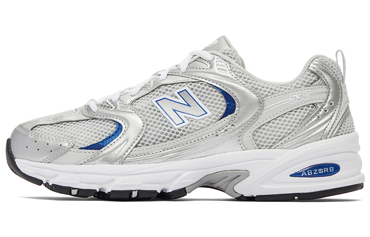 New Balance 530 Light Grey Silver Blue