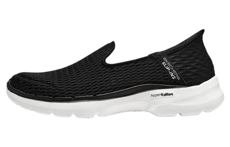 Skechers Go Walk 6 Shoes 'Black White' Women's