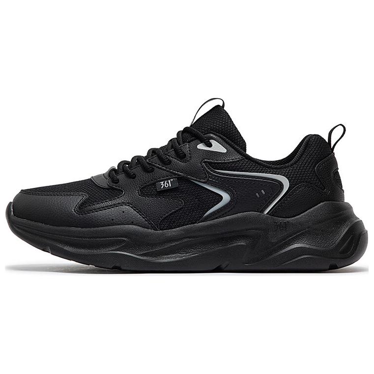 361° Breathable Low-Top Running Shoes Men's Black