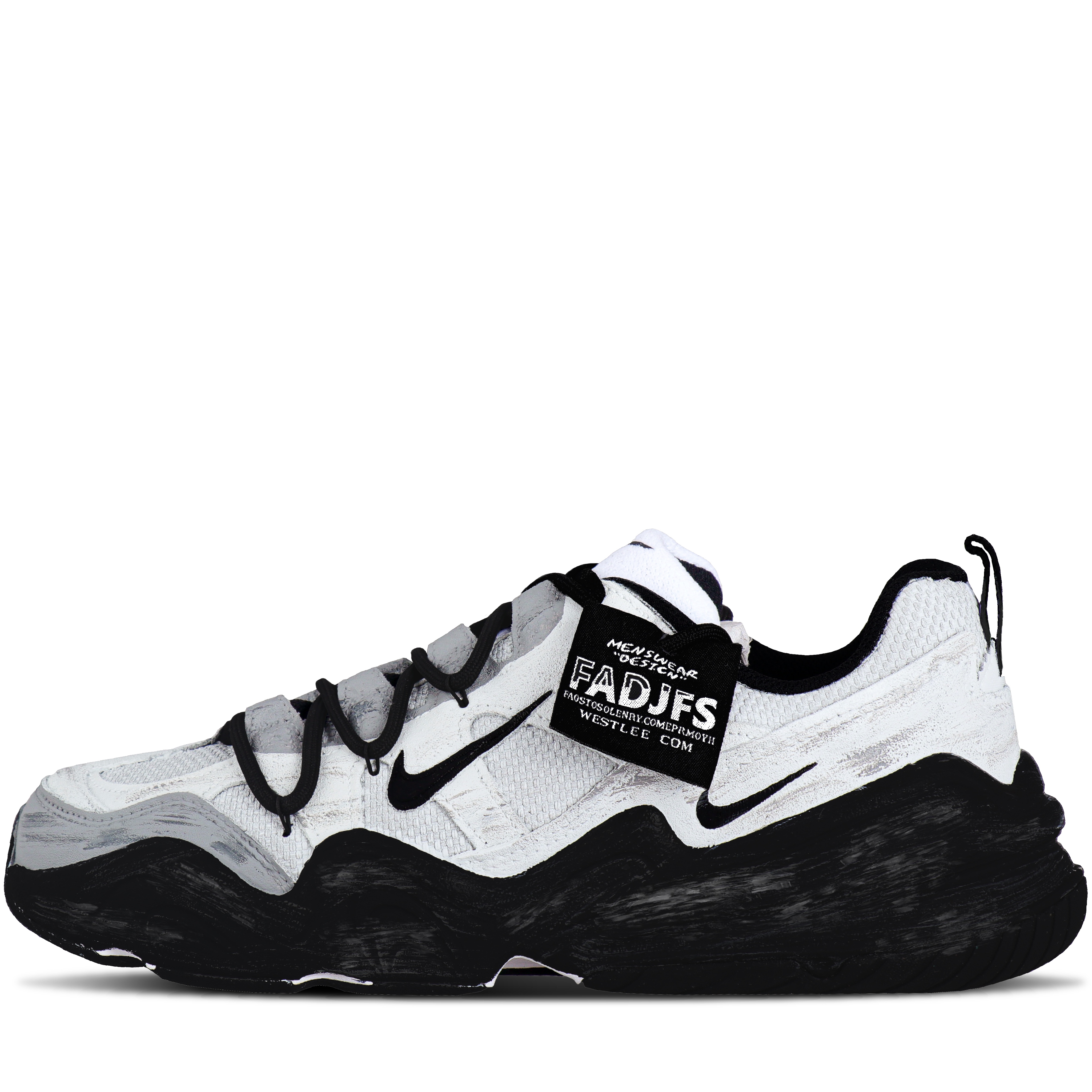 Nike Tech Hera Height Increasing Abrasion Resistant Lightweight Low top Casual Shoes Unisex Premium Gray