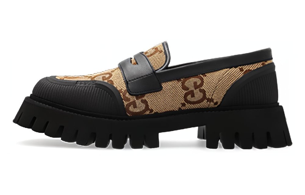 GUCCI Novo Gg Loafer 'Camel Black'