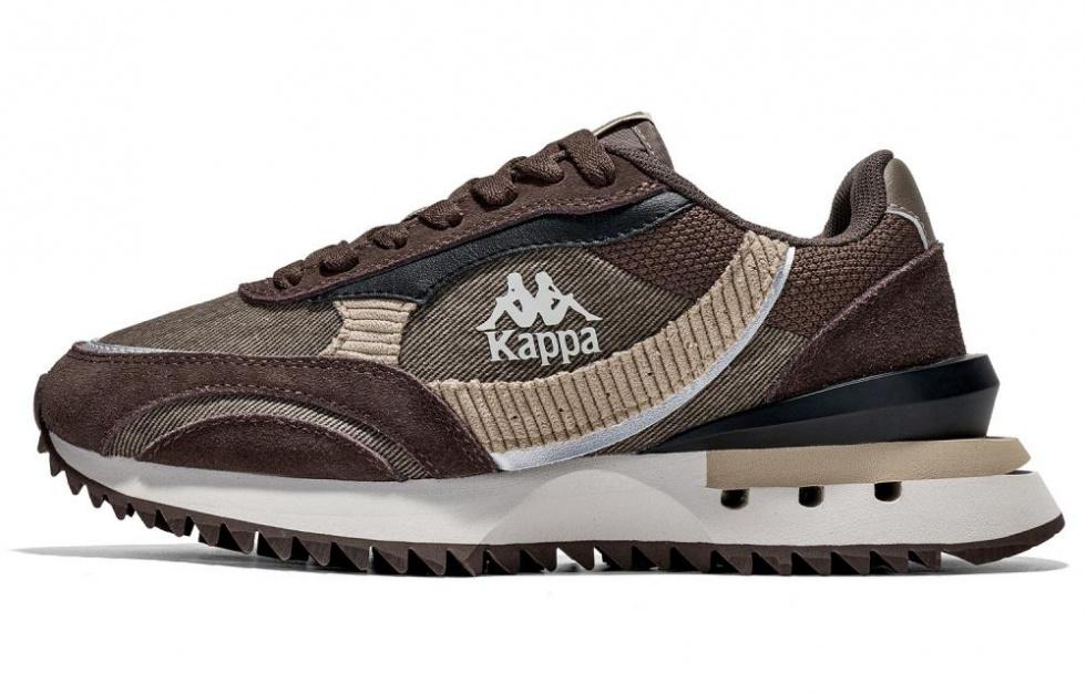 Kappa Anti-Slip Wear-Resistant Low-Top Running Shoes Unisex Brown